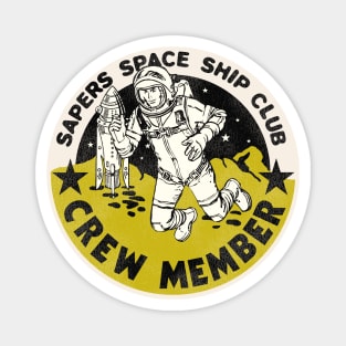 Sapers Space Ship Club Crew Member Magnet